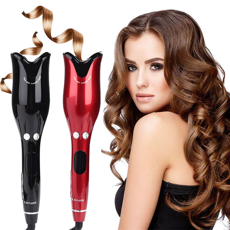 Rose-shaped automatic hair curler
